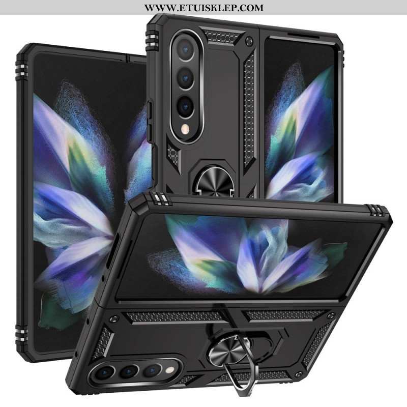 Etui do Samsung Galaxy Z Fold 4 Stopień Wojskowy Z Pierścieniem